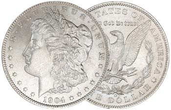 1904-O Morgan Silver Dollar MS63 銀貨116 1904-O Morgan Silver Dollar MS63 銀貨116