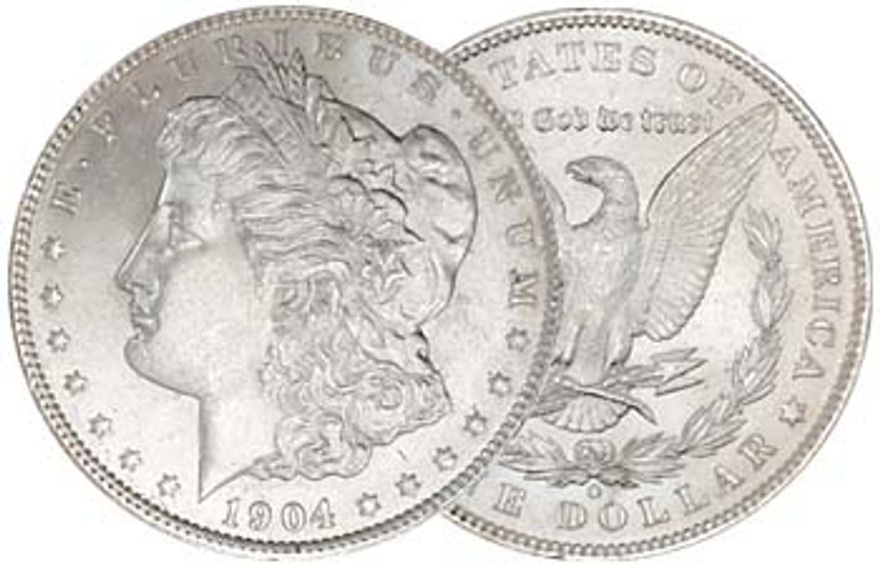 1904-O Morgan Silver Dollar Brilliant Uncirculated Image 1