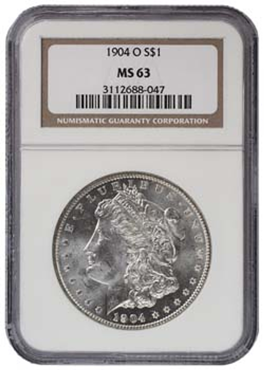1904-O Morgan Silver Dollar Certified MS-63 Image 1
