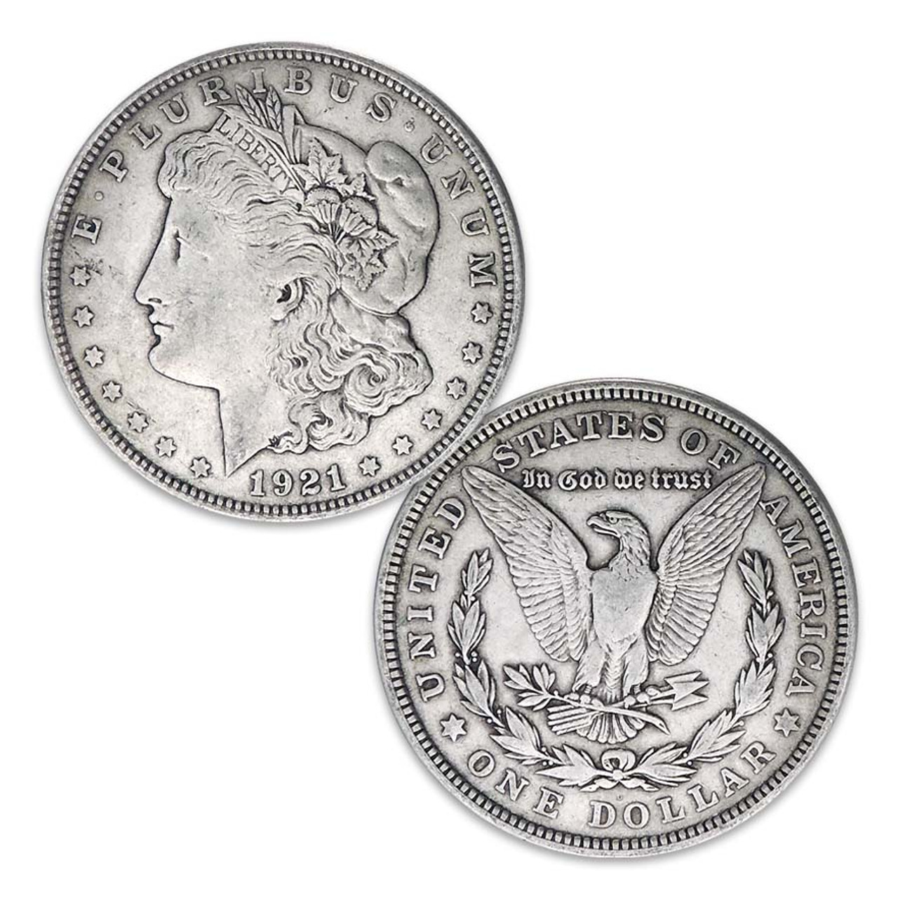 1921-D Morgan Silver Dollar Very Fine