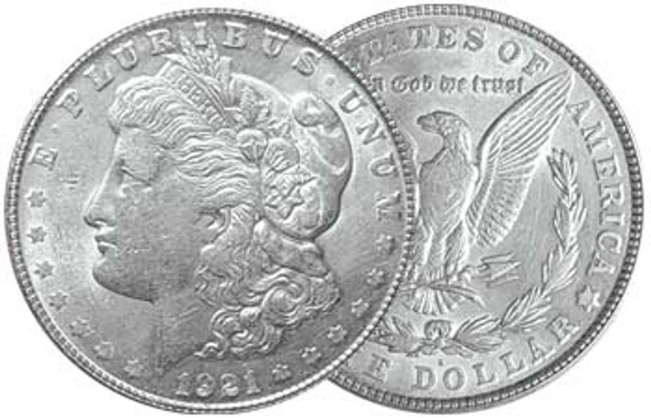 1921-S Morgan Silver Dollar About Uncirculated Image 1