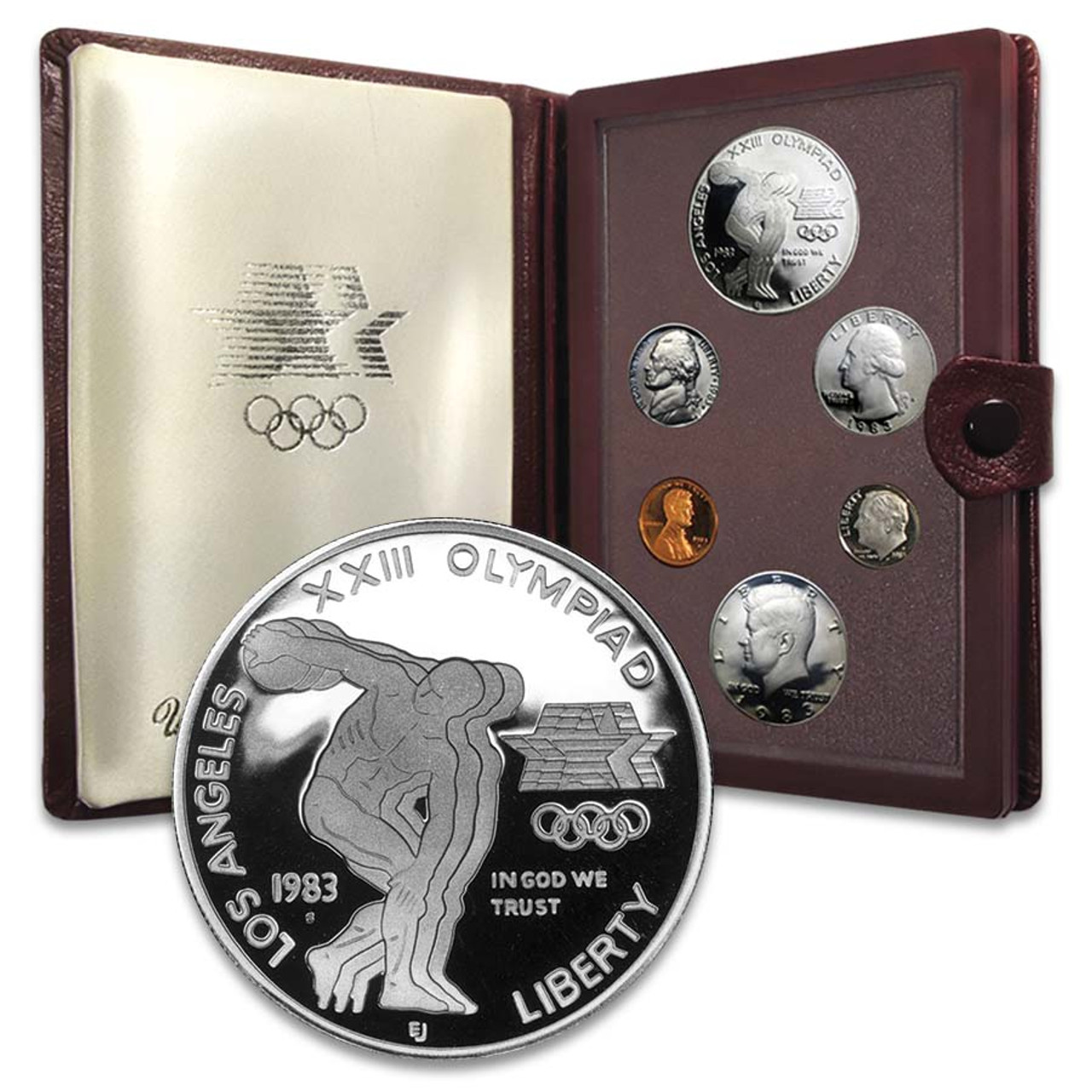 1983 Prestige Proof Set 6 Coins | International Coins & Currency