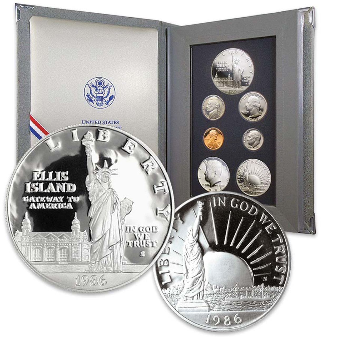 コレクション 1986 United States Proof Coin Set 1986 U.S. Proof Set - Jefferson Coin