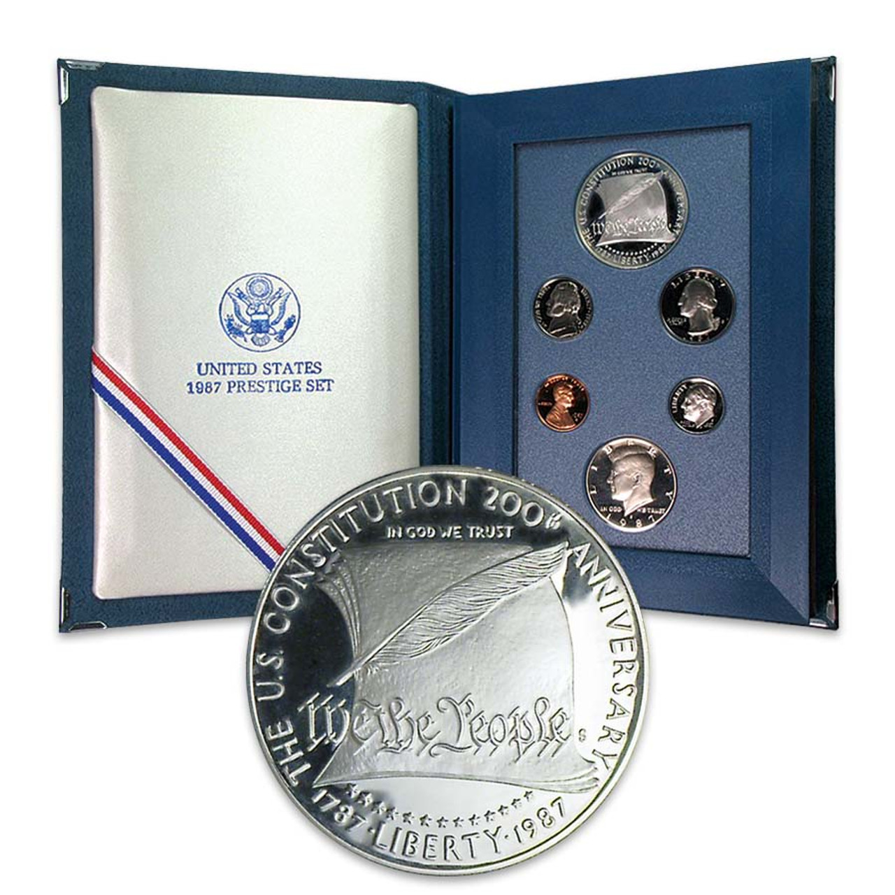 UNITED STATES 1987 PRESTIGE SET アンティーク 1987 Prestige Proof Set 6 Coins | International Coins & Currency