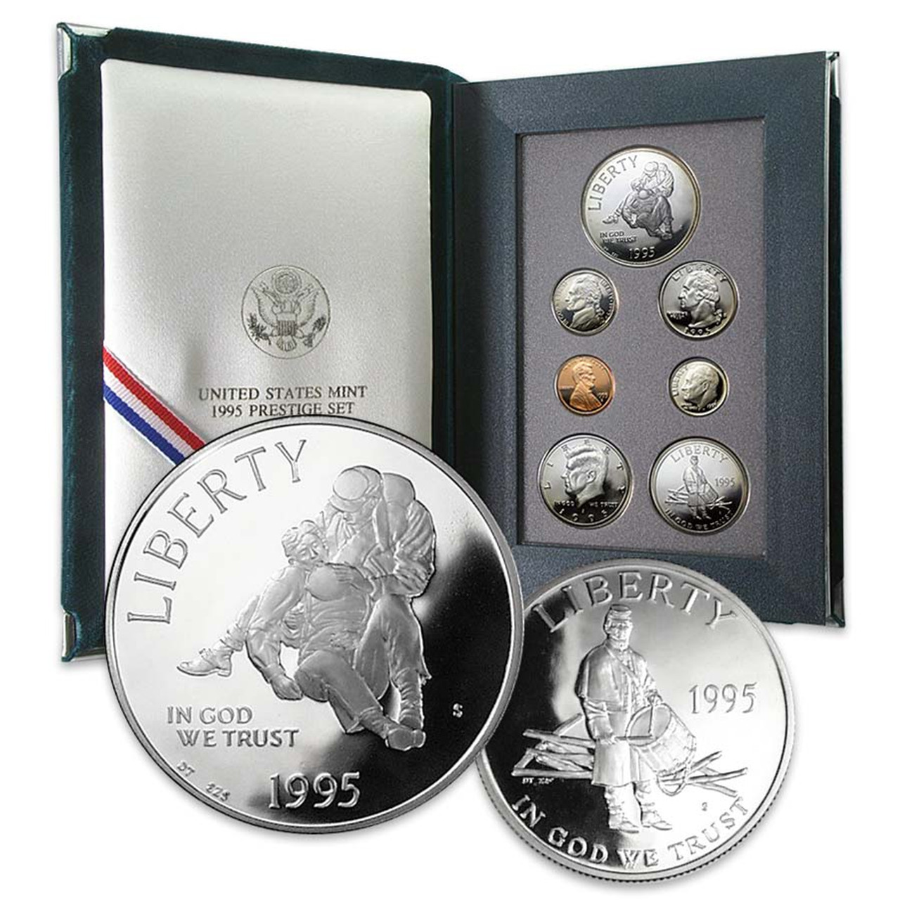 1995 Prestige Proof Set 7 Coins