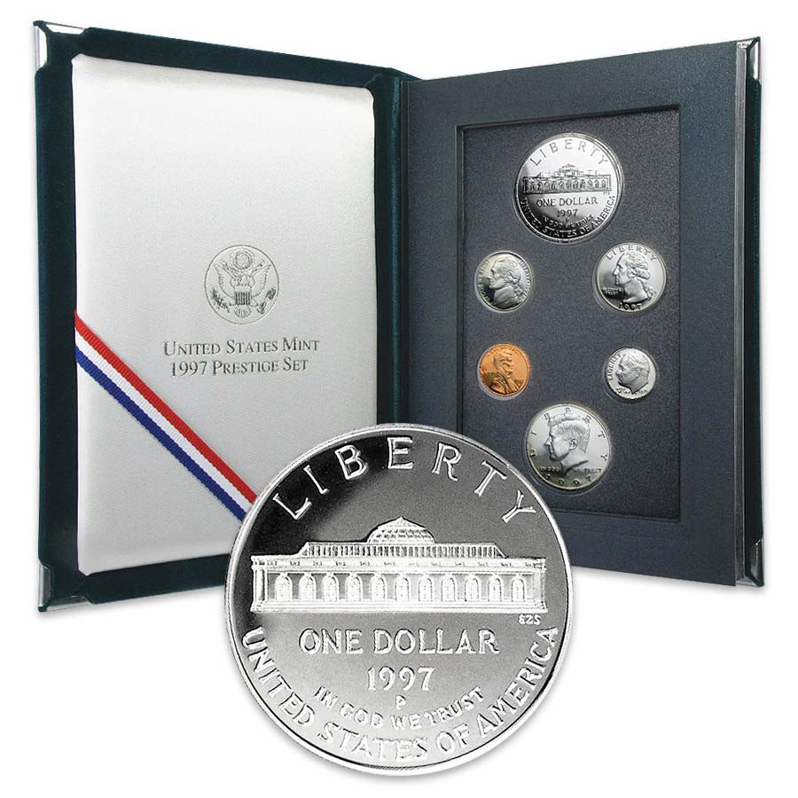 1997 Prestige Proof Set 6 Coins | International Coins & Currency