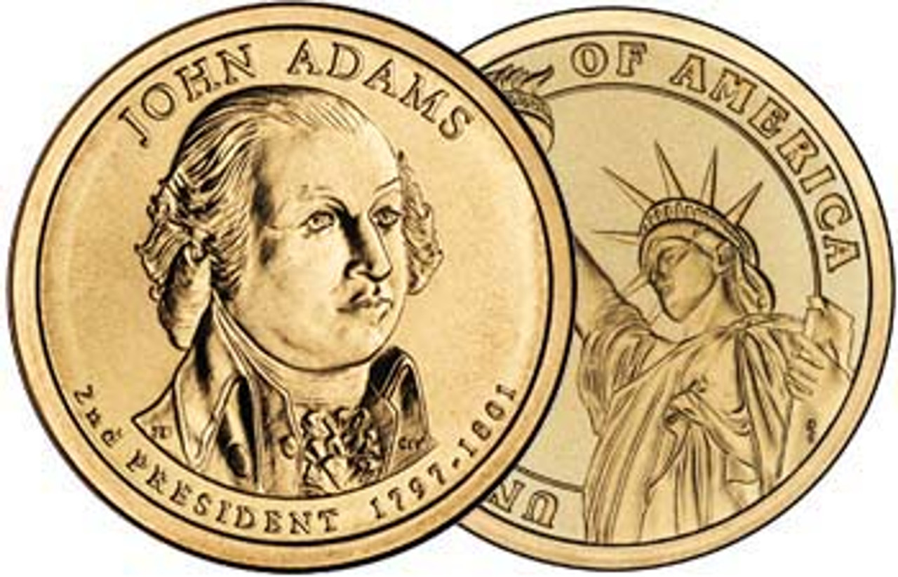 2007-D John Adams Presidential Dollar Brilliant Uncirculated