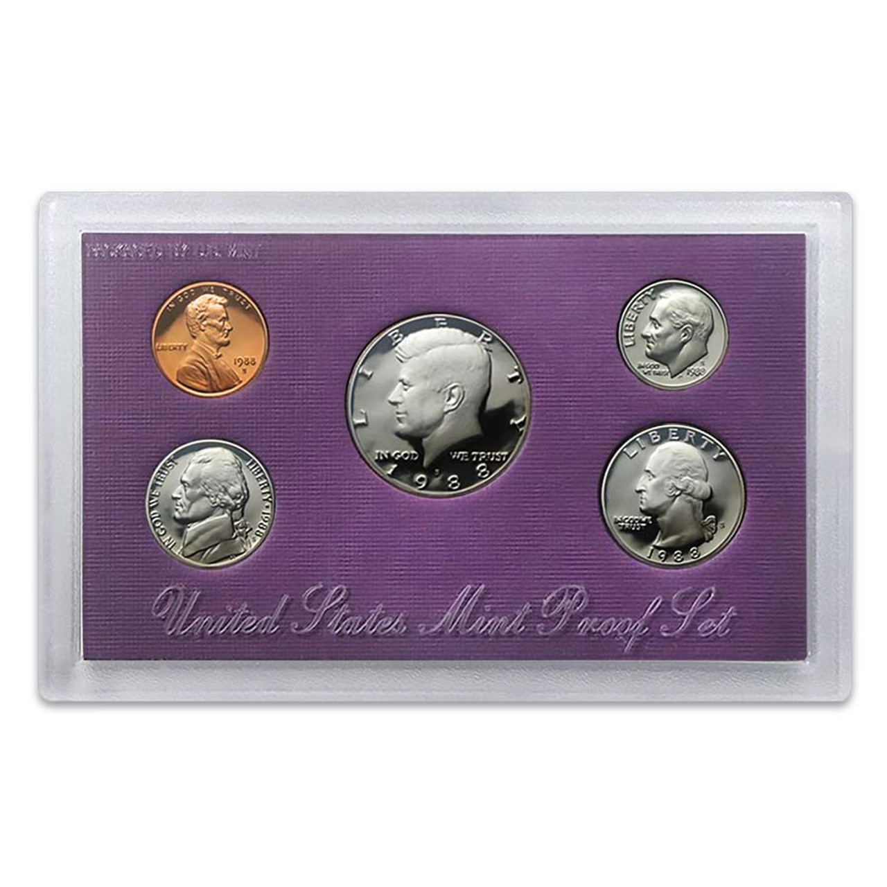 1988 Proof Set 5 Coins | International Coins & Currency