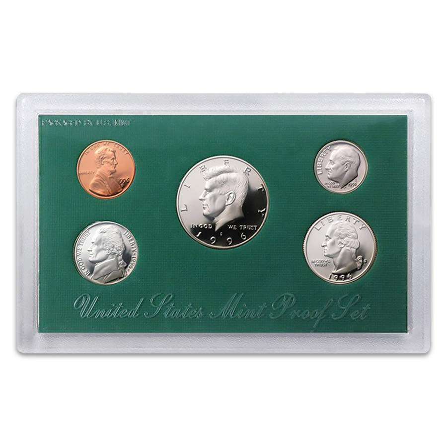 1996 Proof Set 5 Coins | International Coins & Currency