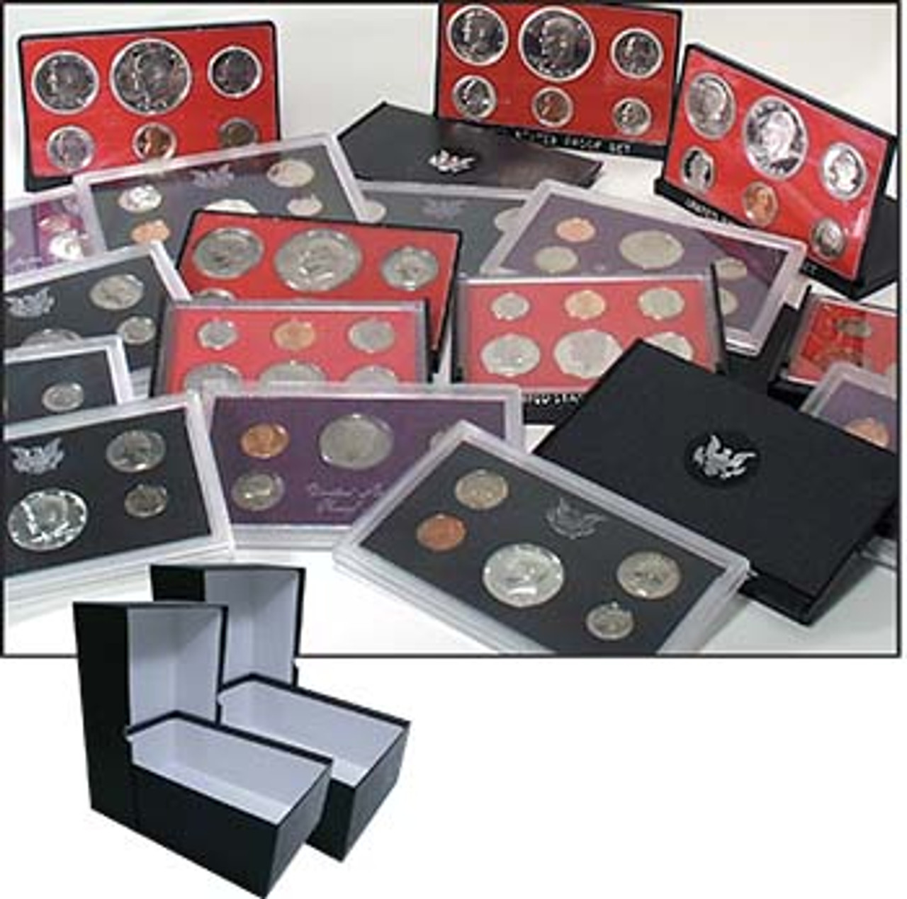 U.S. 1968-1998 First 31 San Francisco Mint Proof Sets with TWO FREE STORAGE BOXES