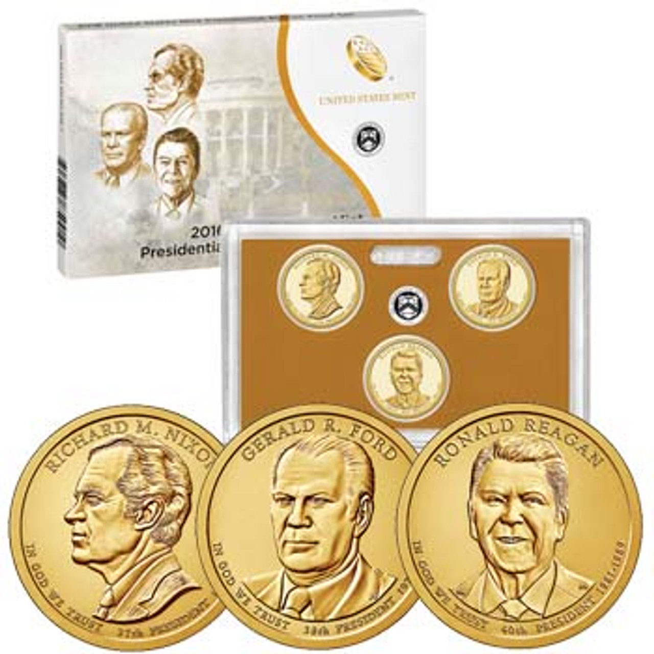 2016 Presidential Proof Set 3 Coin Image 1