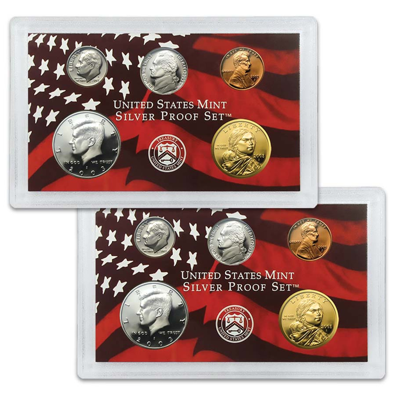 2003 Silver Proof Set 10 Coins