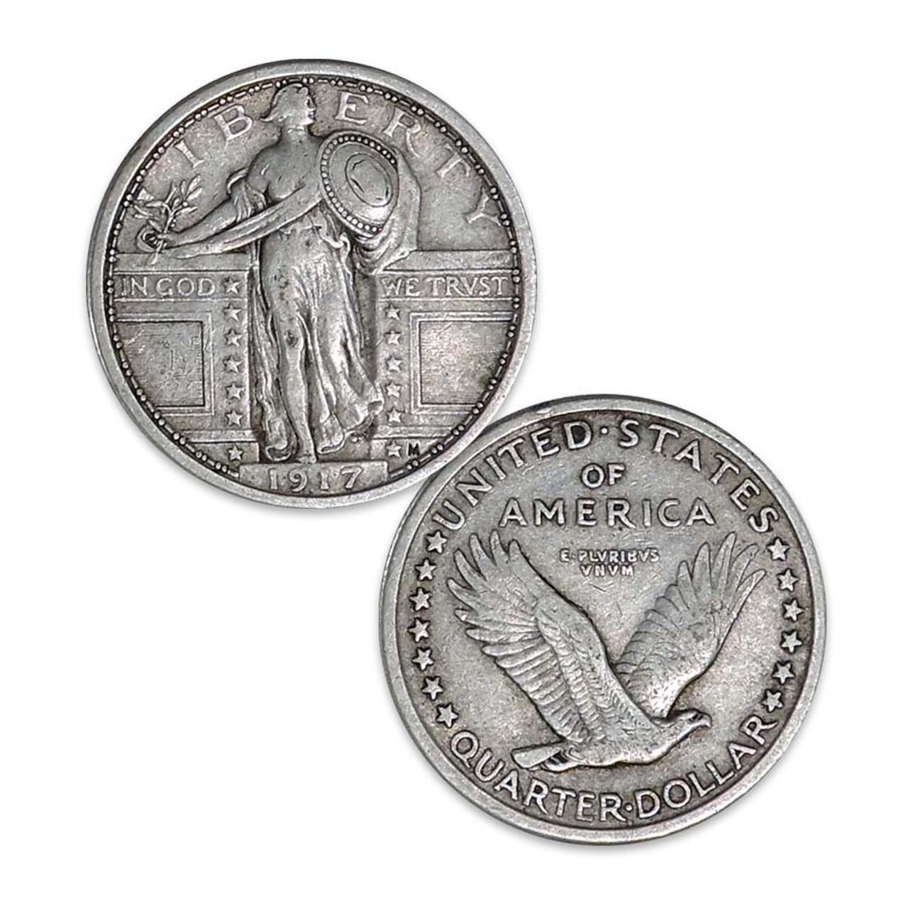 1917 Standing Liberty Silver Quarter Type I Fine