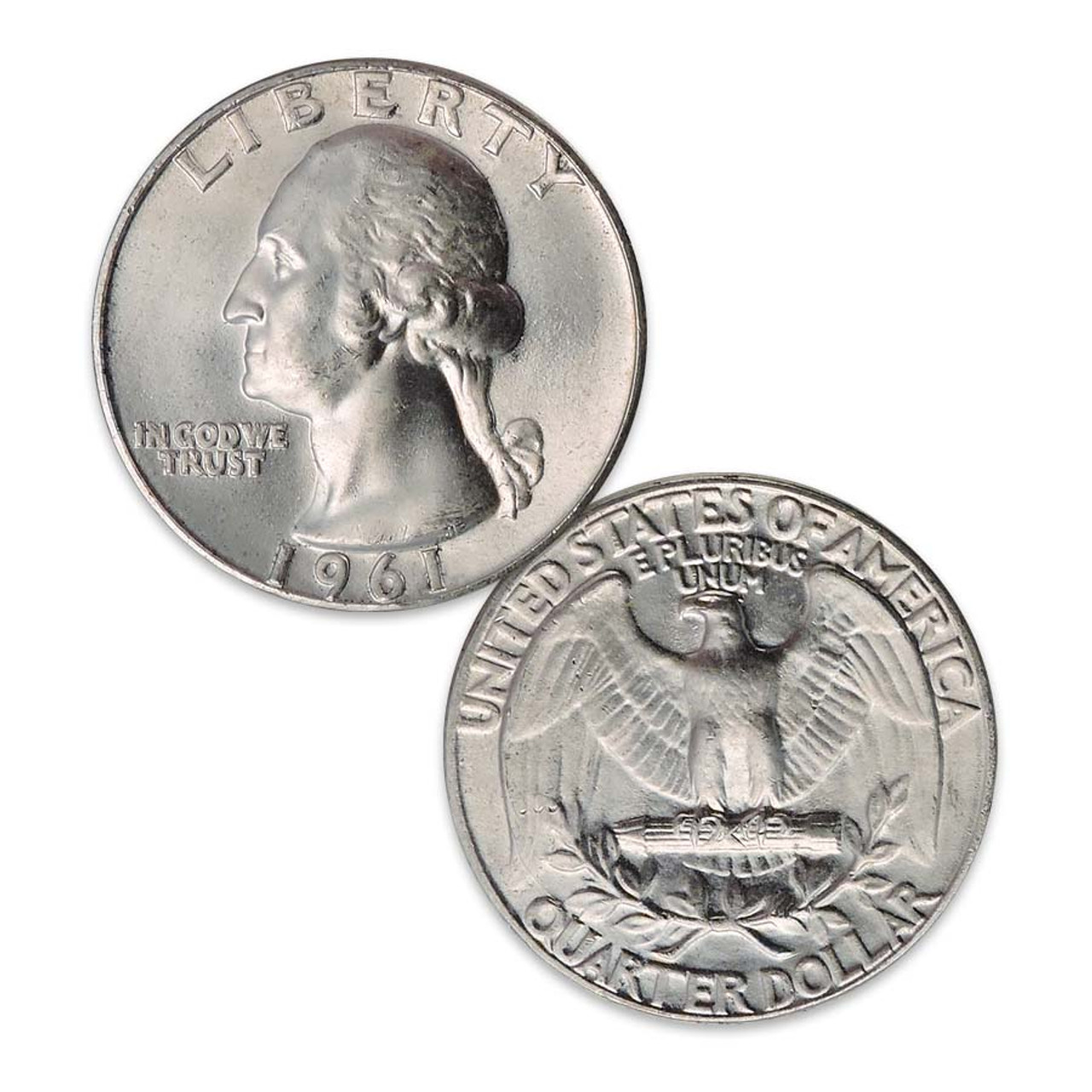1961-P Washington Silver Quarter Brilliant Uncirculated