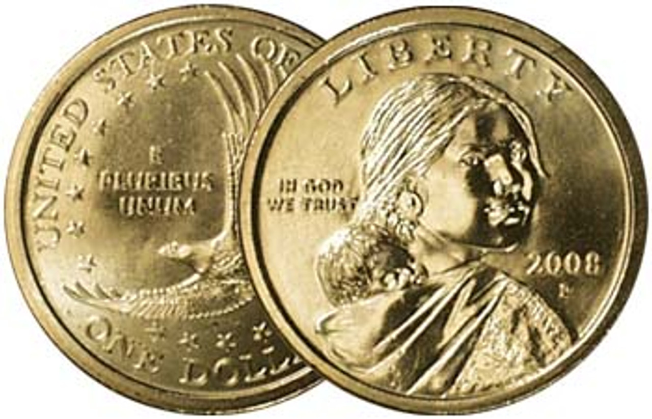 2008-P Sacagawea Dollar Brilliant Uncirculated Image 1