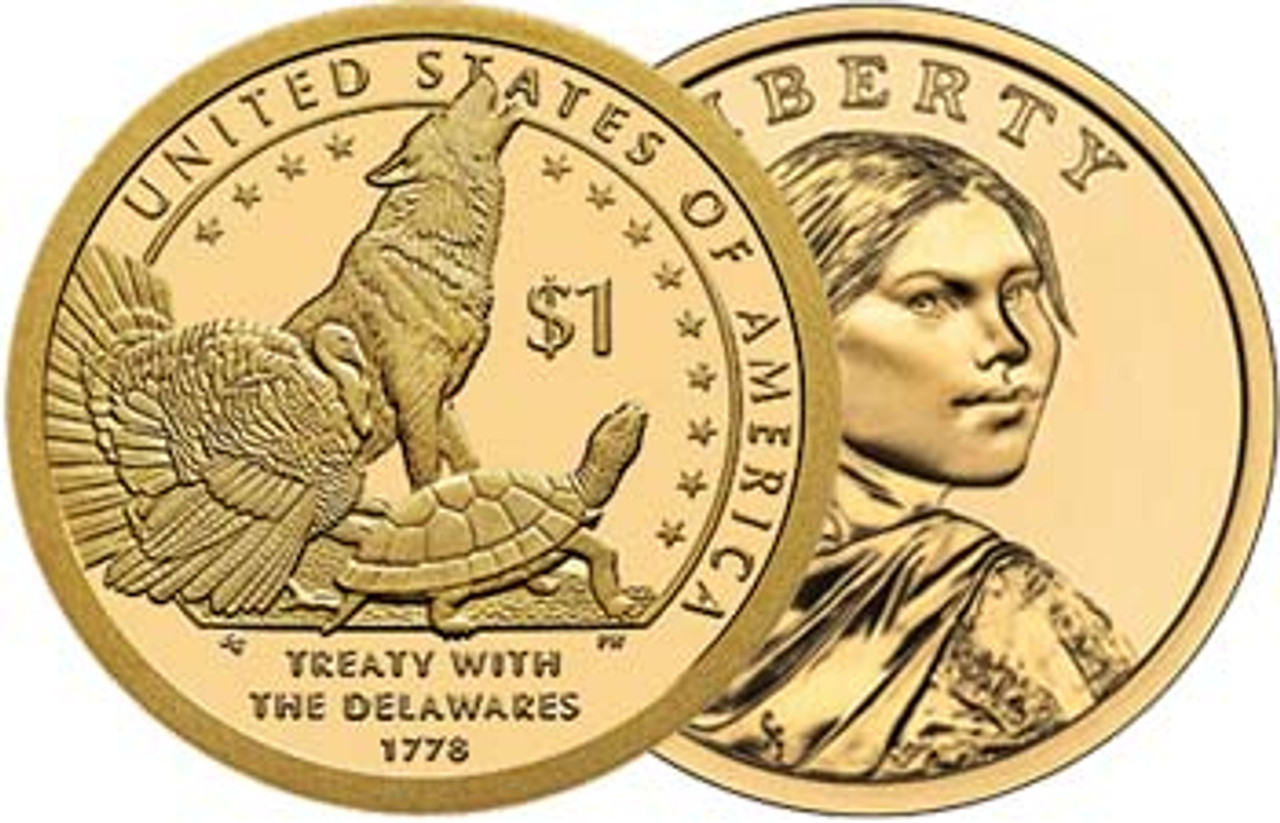 2013-D Native American Dollar Brilliant Uncirculted