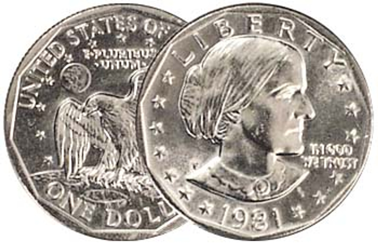 1981-P Susan B. Anthony Dollar Brilliant Uncirculated