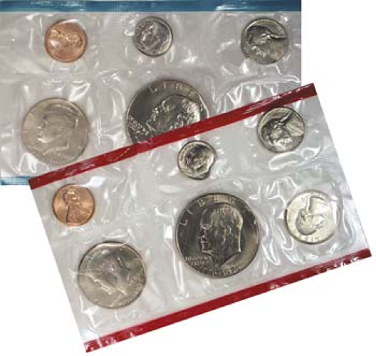 1975 Mint Set 12 Coins Image 1