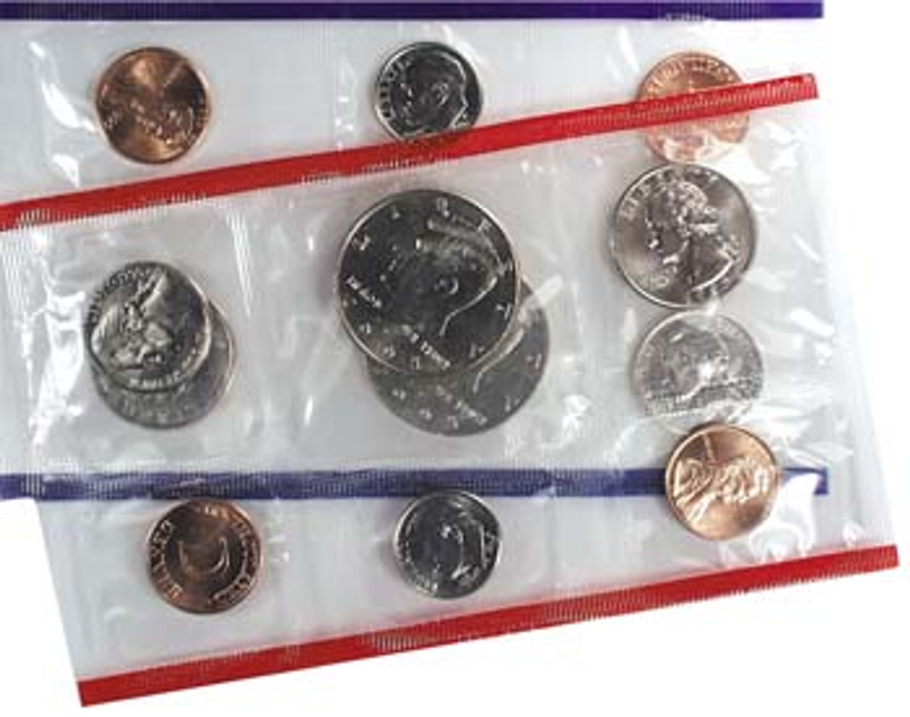 1995 Mint Set 10 Coins Image 1