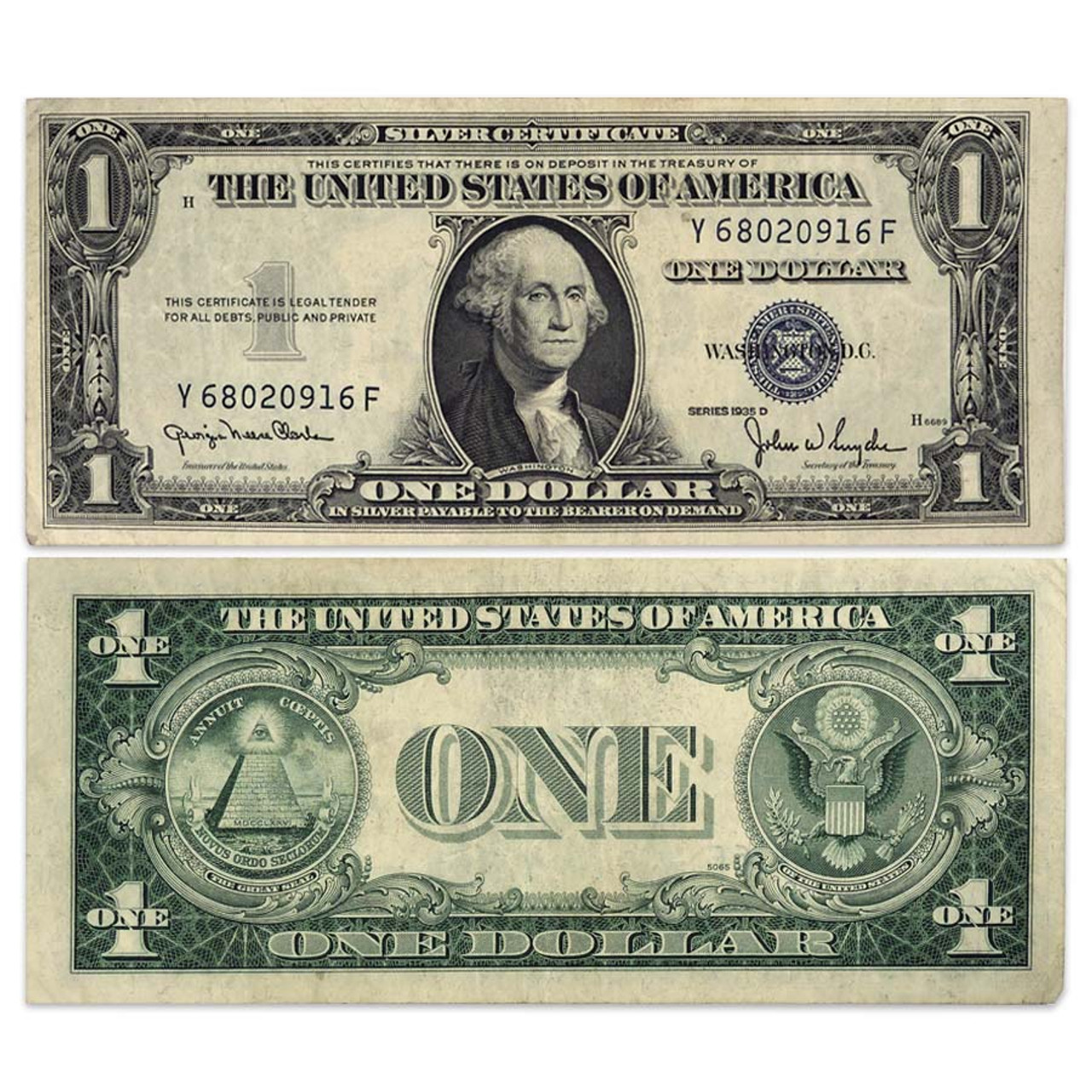 The Last Large-Size One-Dollar Silver Certificate