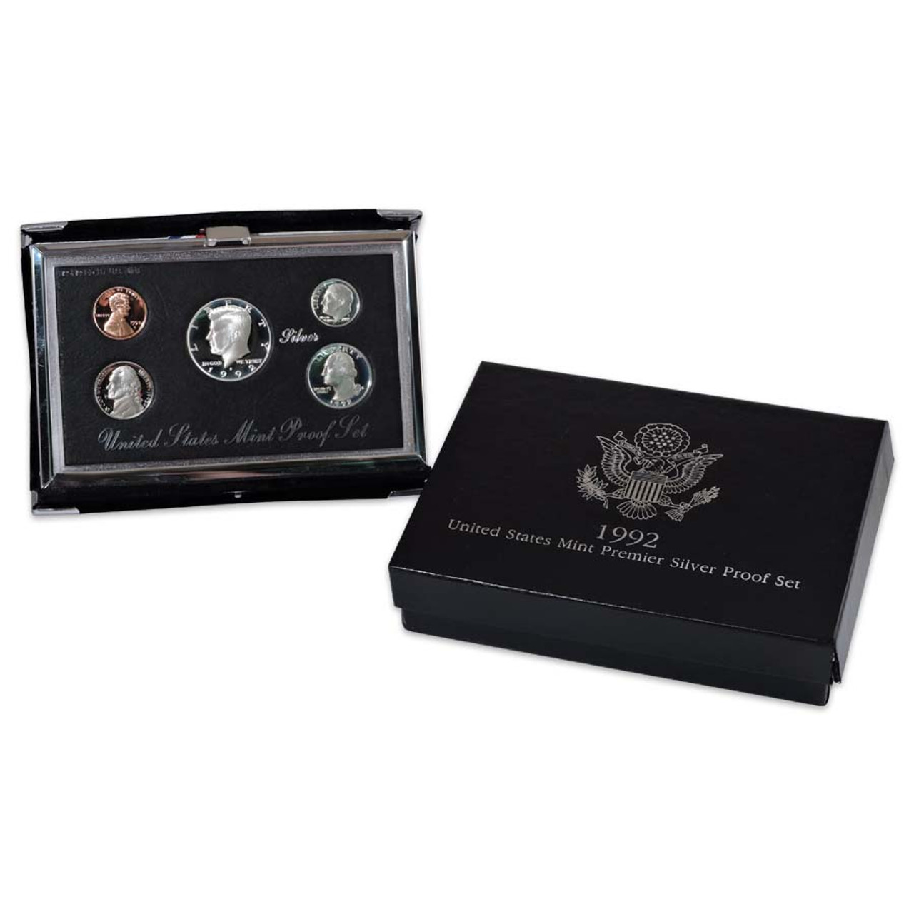 1992 U.S. Premier Silver Proof Set Image 1 1992 U.S. Premier Silver Proof Set Image 1