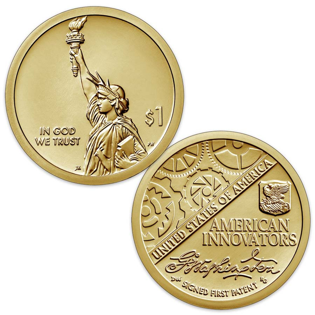 2018-P First Patent Innovation Dollar Brilliant Uncirculated