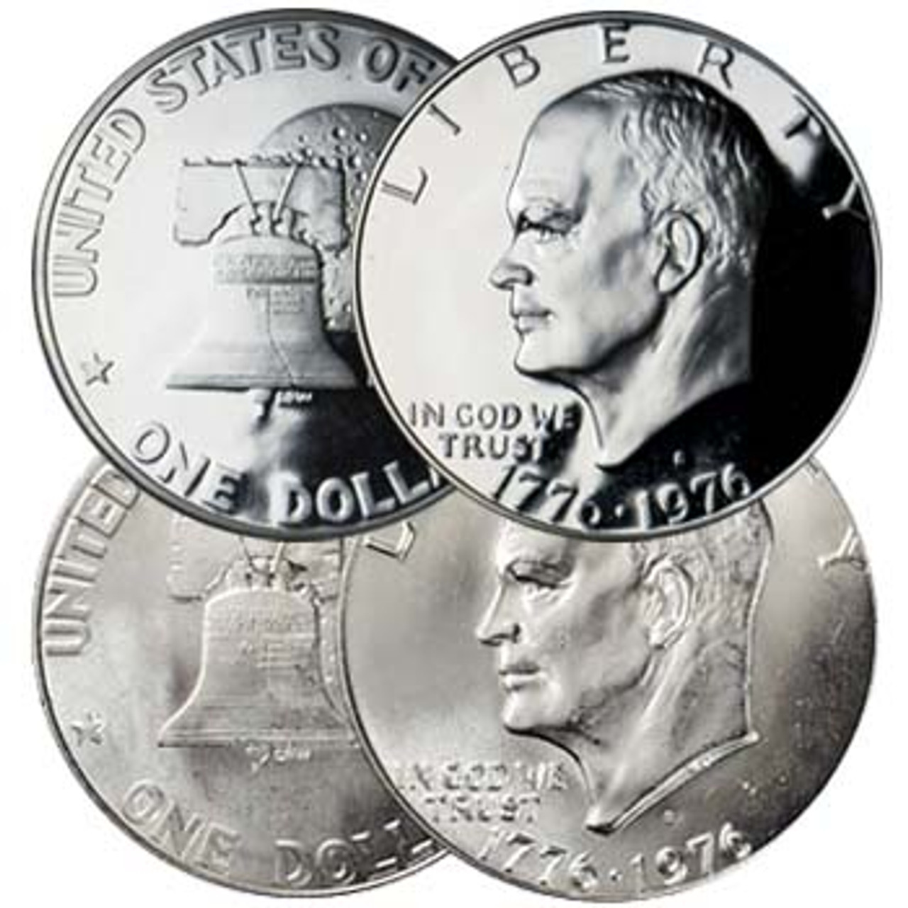 Eisenhower silver dollar complete set