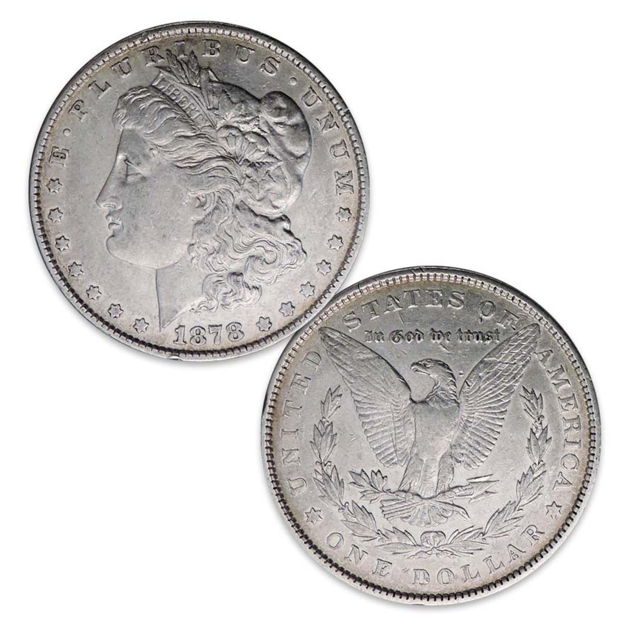 1878 7-Tail Feather/3rd Reverse Morgan Silver Dollar Very