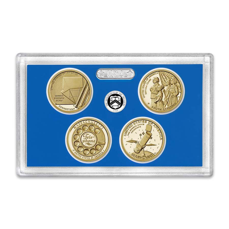 2020 Innovation Dollar Proof Set 4 Coins | International Coins