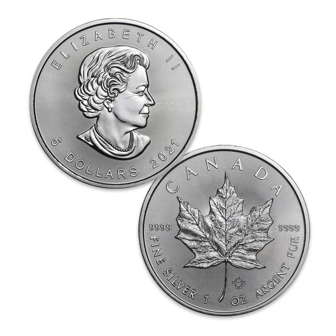 Canada 2021 Maple Leaf 1-Oz. Silver Brilliant Uncirculated