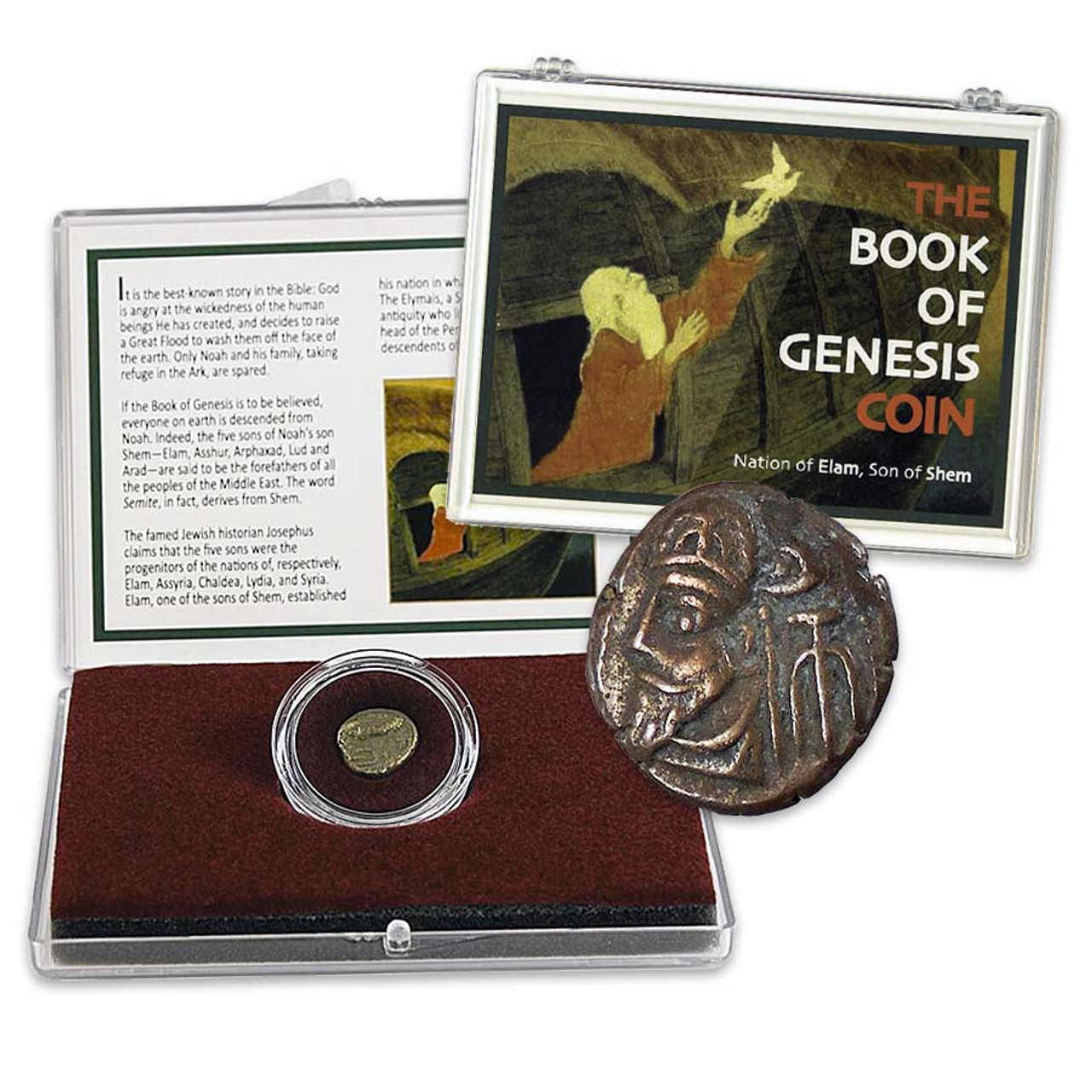Book of Genesis Bronze Coin