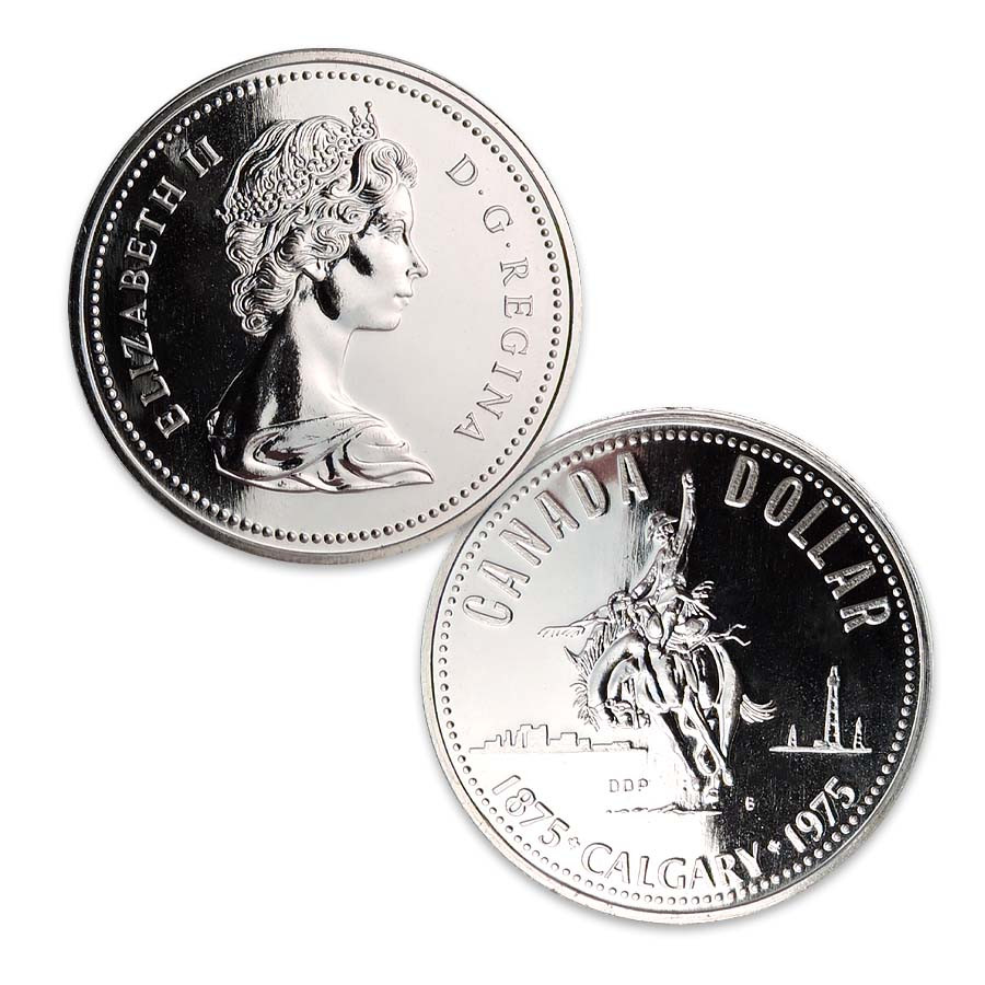 Canada 1975 Calgary Silver Dollar | International Coins & Currency