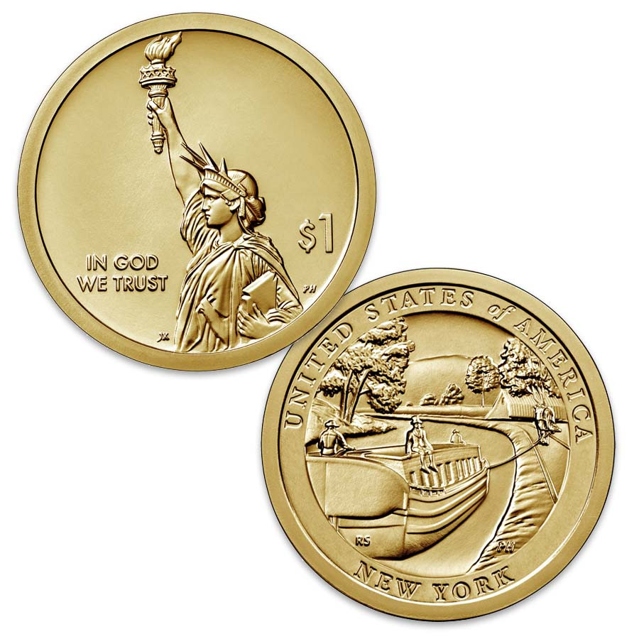 2021-P New York Innovation Dollar Brilliant Uncirculated