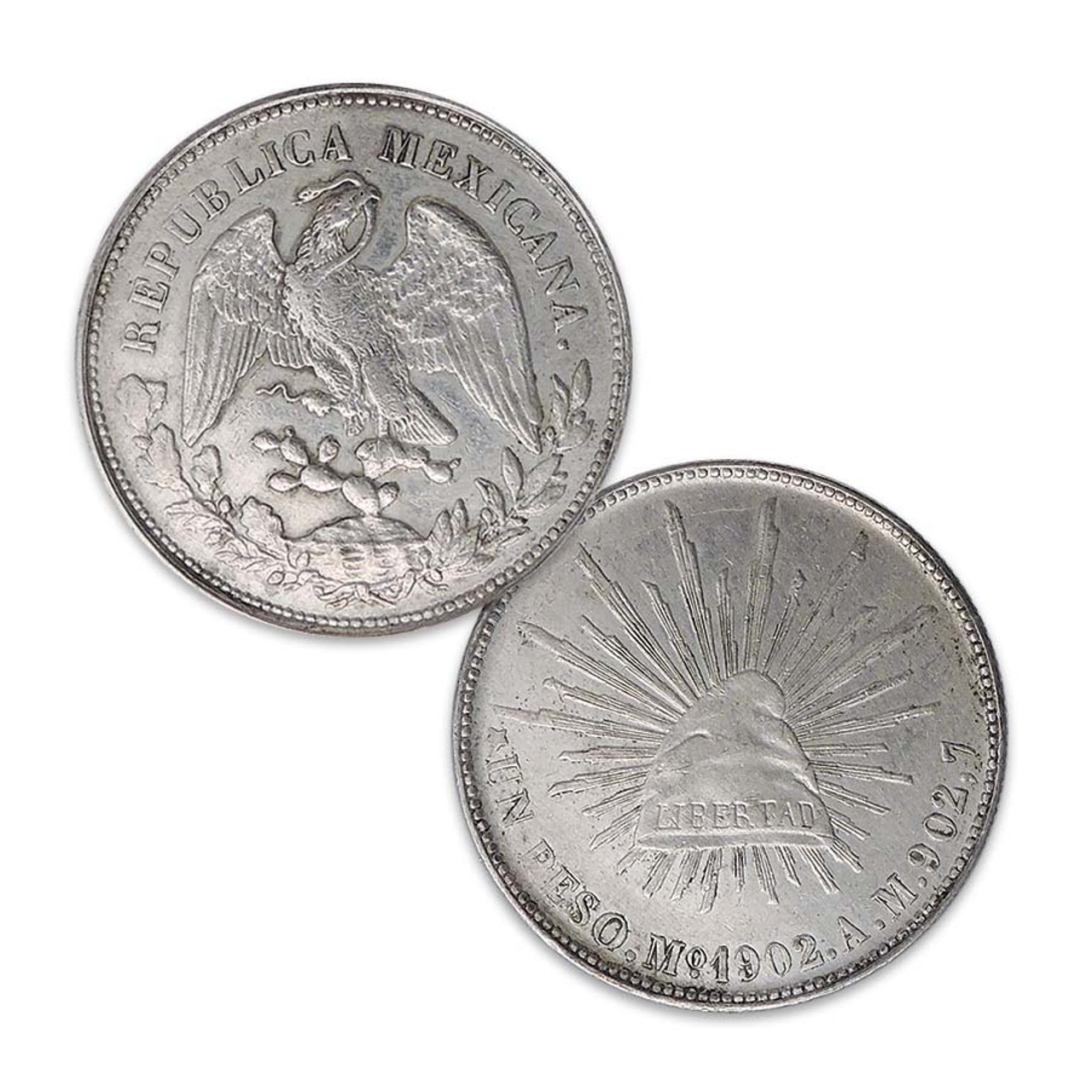 1898 メキシコ　1ペソ　R S 902.7 1898 メキシコ 1ペソ R S 902.7 1898 Mexico Peso Large Silver