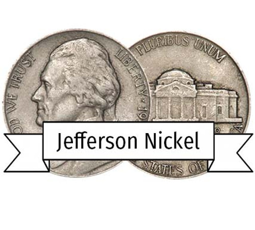 1942-P Jefferson Nickel War Time Good