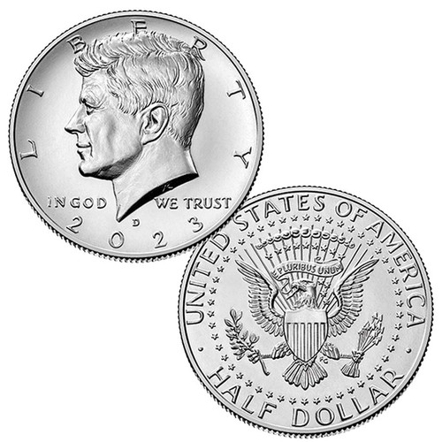 2023 P & D Kennedy Half Dollar & Native American Dollar 4-Coin Set