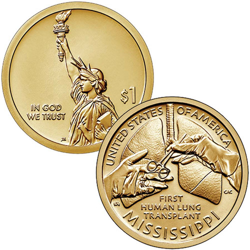 2023-P Mississippi Innovation Dollar Brilliant Uncirculated 2023-P Mississippi Innovation Dollar Brilliant Uncirculated