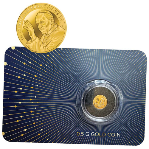 Samoa 2025 Pope Francis ½ Gram Gold Proof