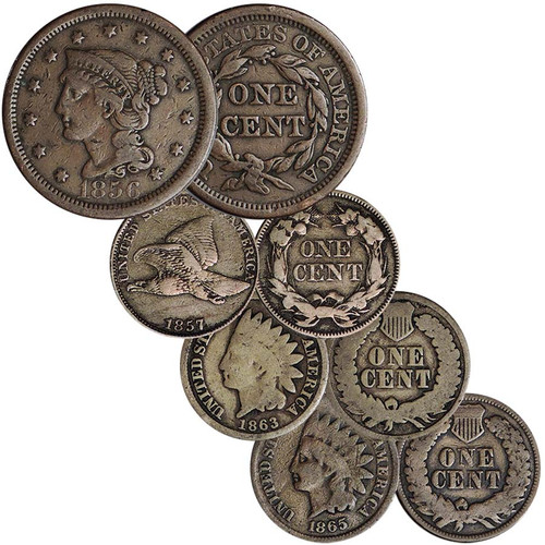 Evolution of the Cent 4 Coin Starter Set Good
