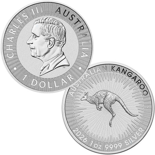 Australia 2026 Kangaroo 1 Oz. Silver Dollar BU