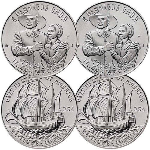 2026 P & D SemiQ Mayflower Quarter BU Pair