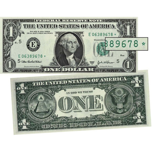 $1 Federal Reserve Star Note