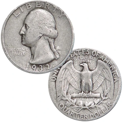 1932 Washington Silver Quarter Very Good