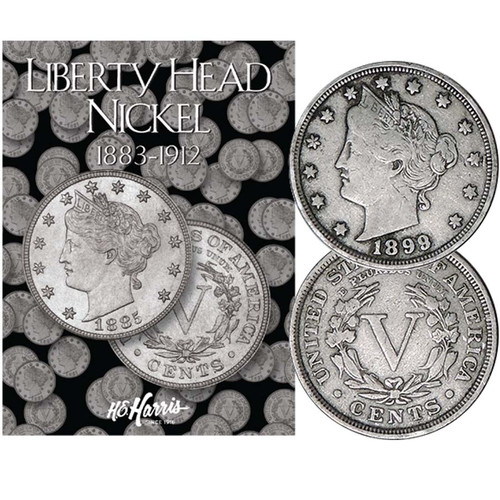 1883-1912 Liberty Head TII Nickel Fine with Folder