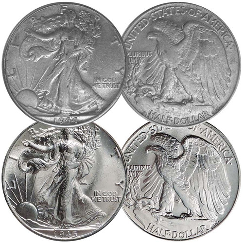 U.S. Coins - Half Dollars - Walking Liberty Half Dollars - Walking