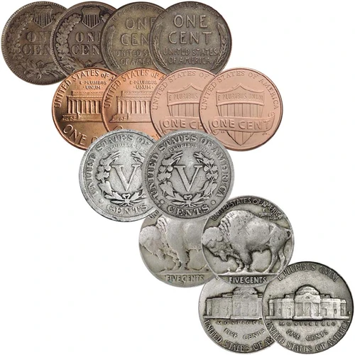 Grab Bag of 14 Historic U.S. Coins