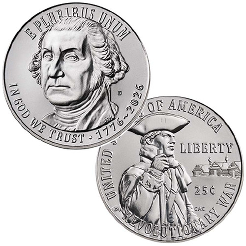 2026-D SemiQ Revolutionary War Quarter BU Pair