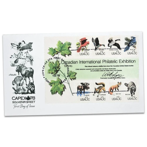 1978 Canadian Wildlife FDC