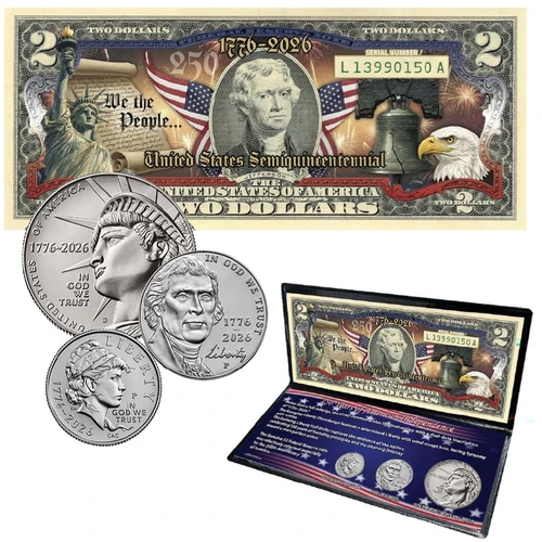 250th Anniversary Coin & Currency Set