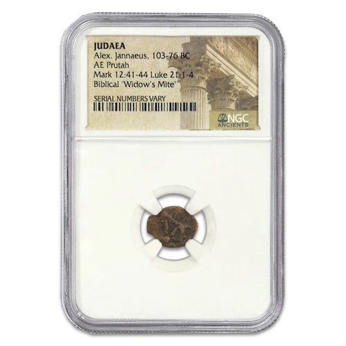 Ancient Bronze Widow’s Mite Certified